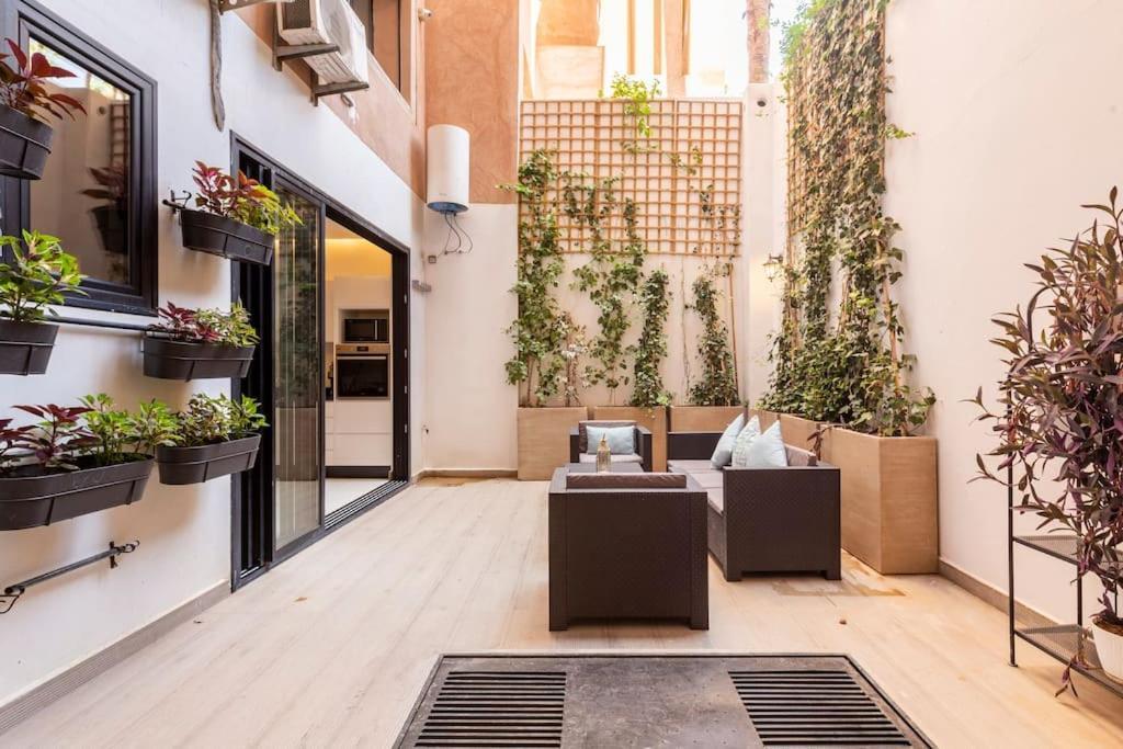 马拉喀什Loft Duplex Familial 200M2 Neuf - Centre Gueliz公寓 外观 照片