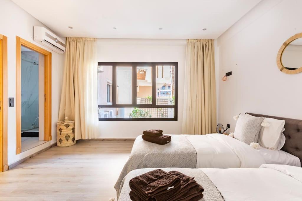 马拉喀什Loft Duplex Familial 200M2 Neuf - Centre Gueliz公寓 外观 照片