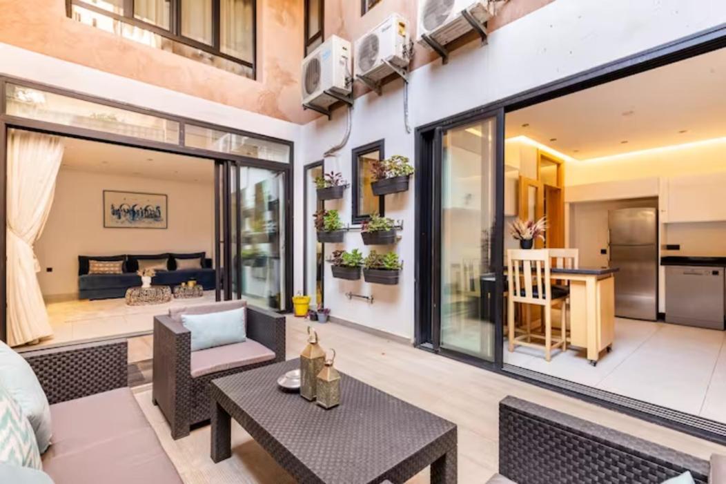马拉喀什Loft Duplex Familial 200M2 Neuf - Centre Gueliz公寓 外观 照片
